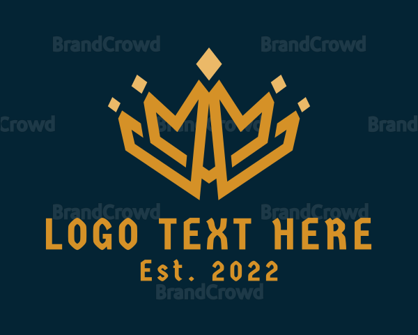 Golden Royal Tiara Logo