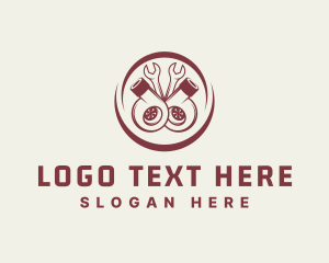 Industrial - Turbo Machine Wrench logo design