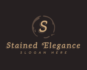 Coffee Stain Drink logo design