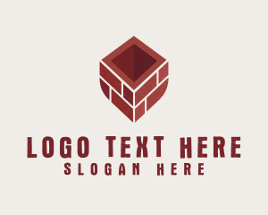 Brick - Retro Chimney Brick logo design