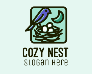 Nest - Wild Bird Nest logo design
