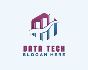 Database - Wave Graph Database logo design