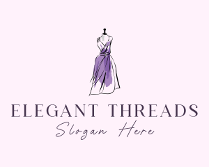 Couturier - Fashion Dress Mannequin logo design