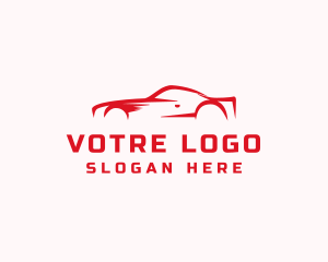 Driving - Sport Car Racing logo design