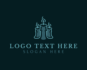 Religious - Spiritual Memorial Candle logo design