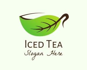 Organic Herbal Cup logo design