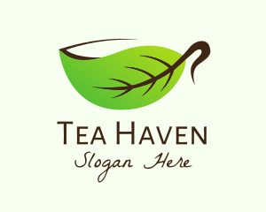 Organic Herbal Cup logo design