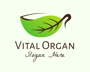 Organic Herbal Cup logo design