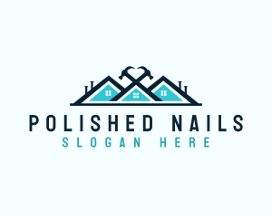 Hammer Nail Renovation logo design