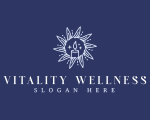 Candle Light Wellness logo design