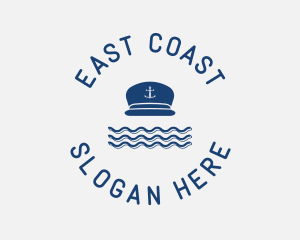 Nautical Ship Coast Captain  logo design