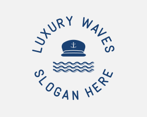 Nautical Ship Coast Captain  logo design