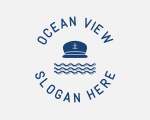 Nautical Ship Coast Captain  logo design