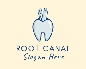 Endodontist - Dental Hygiene Tooth logo design