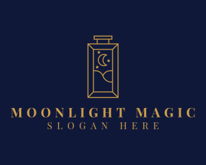 Nighttime - Starry Night Perfume logo design