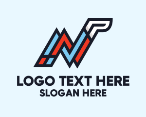Athlete - Athletic Letter N logo design