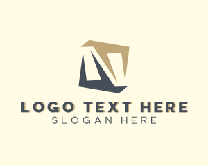 Creative Agency - Creative Advertising Agency Letter N logo design