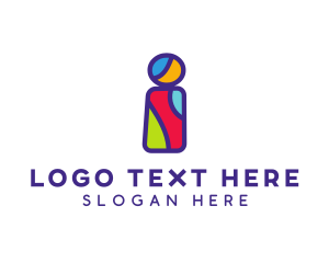 Comedy - Cute Puzzle Letter I logo design