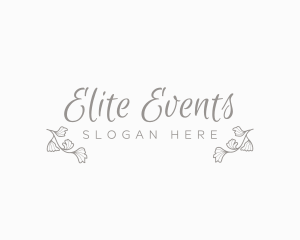 Flower Engagement Event logo design