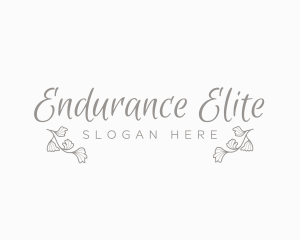 Flower Engagement Event logo design