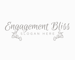 Engagement - Flower Engagement Event logo design