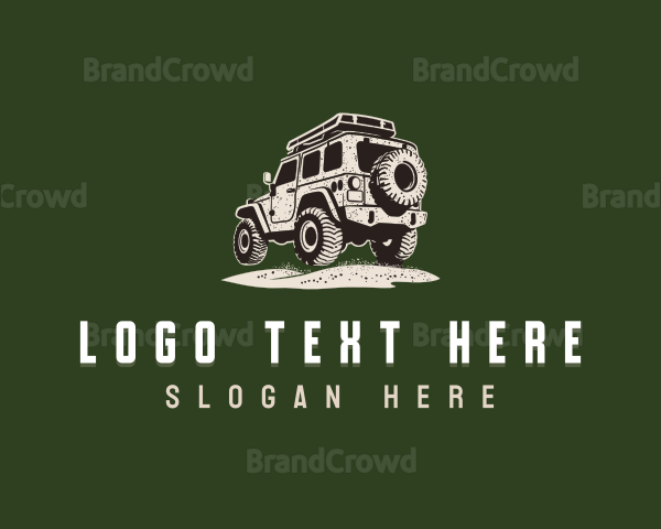 4x4 Jeep Vehicle Logo