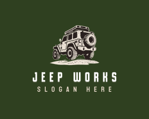 Jeep - 4x4 Jeep Vehicle logo design