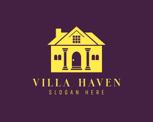 Villa - Villa Mansion Manor logo design