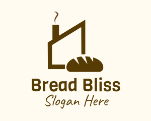 Baguette - Brown Bread Factory logo design