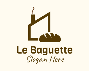 Baguette - Brown Bread Factory logo design