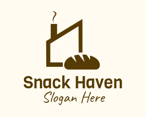 Snack Bar - Brown Bread Factory logo design