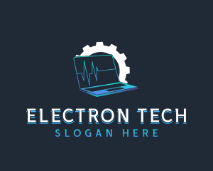 Electronic Laptop Technician logo design