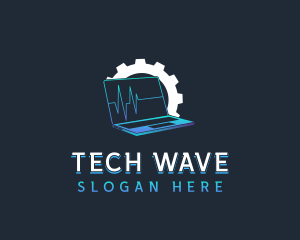 Electronic Laptop Technician logo design