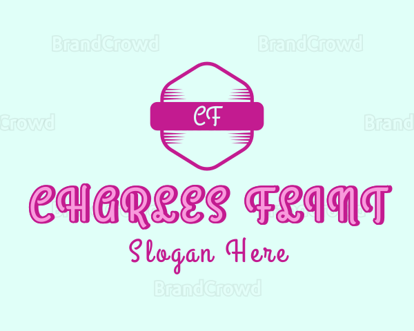 Fashion Feminine Hexagon Logo