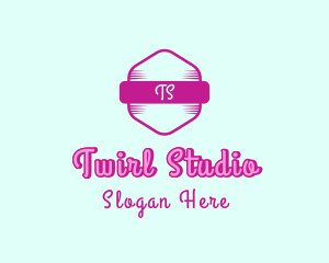 Fashion Feminine Hexagon logo design