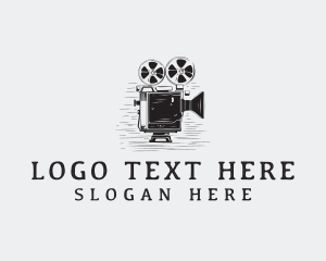 Videography - Video Film Camera logo design