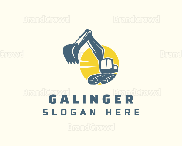 Contractor Builder Excavator Logo