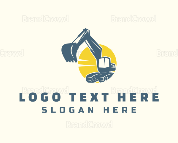 Contractor Builder Excavator Logo