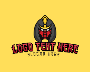 Video Game - Samurai Assassin Warrior logo design