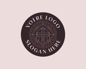 Religious Church Parish logo design