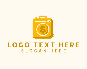 Electronic Device - Golden Camera Money logo design