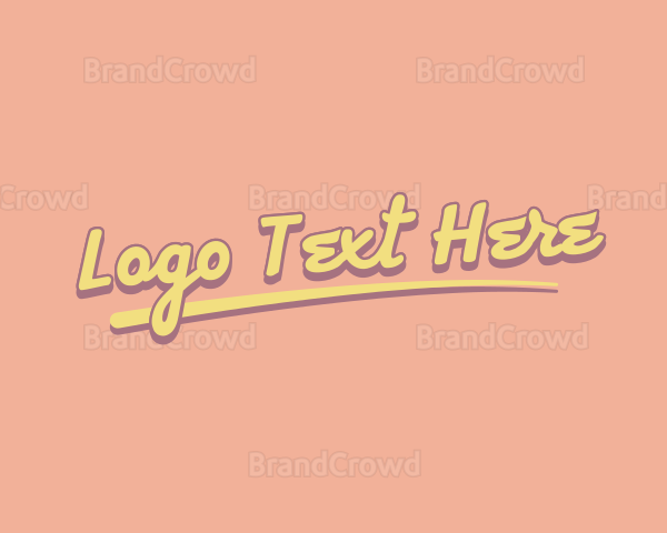 Quirky Handwritten Business Logo