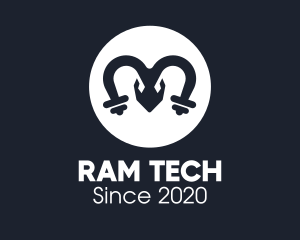 Ram Fitness Gym logo design