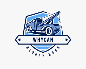 Pickup Truck Crane Logo