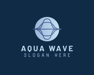 Tech Startup Waves logo design