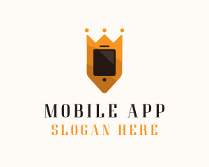 Mobile Crown Phone Logo