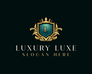 Luxury Crown Crest logo design