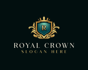 Luxury Crown Crest logo design