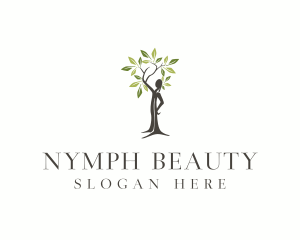 Nymph - Human Tree Wellness logo design