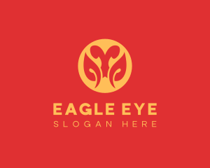 Wrestler Eye Mask  logo design